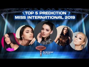 Top 5 prediction Miss International 2019